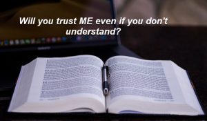 Do you trust God?