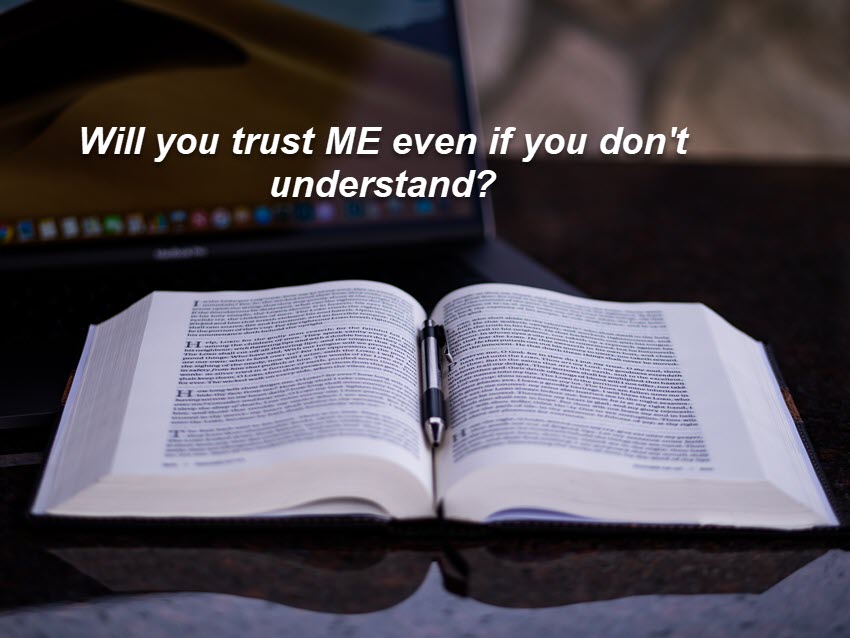 Do you trust God?