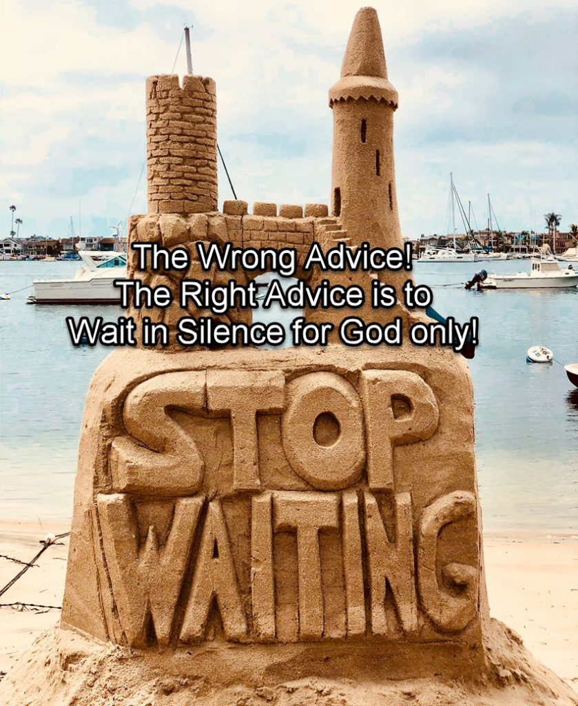 There is the right advice and then the wrong advice.