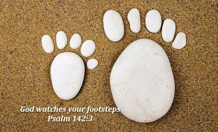 God knows our footsteps