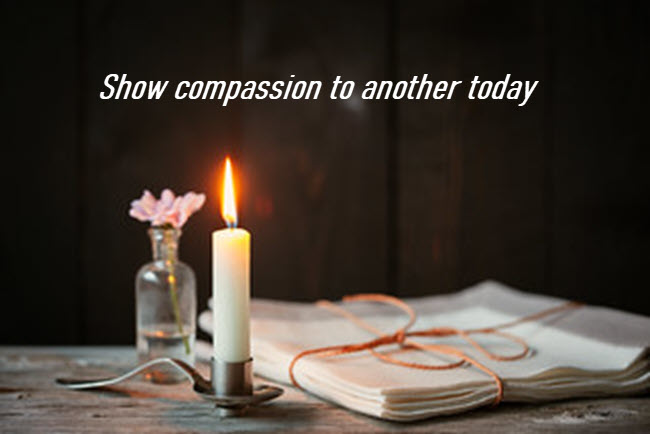 Advent gift of compassion towards others