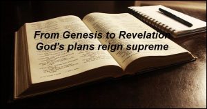 God's Plans are higher than ours: Isaiah 55;8-9