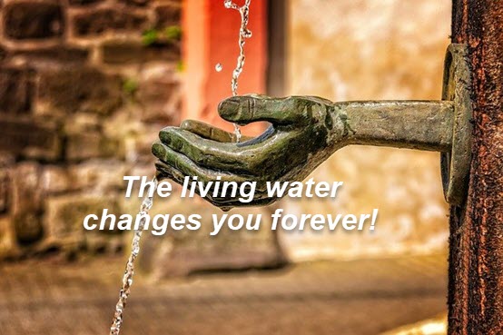 Only living water can change