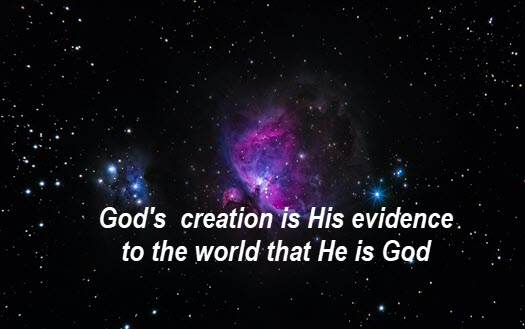God's evidence