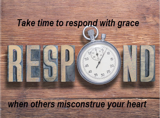 Take time to respond