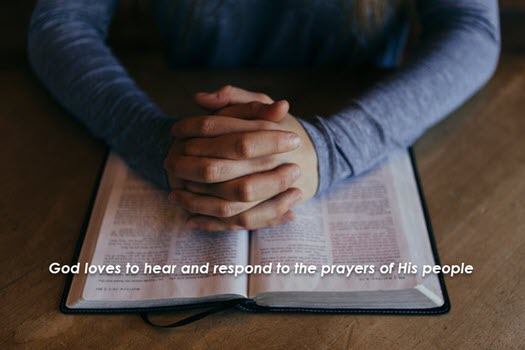 God is leased with our prayers