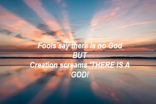 Creation is God's evidence